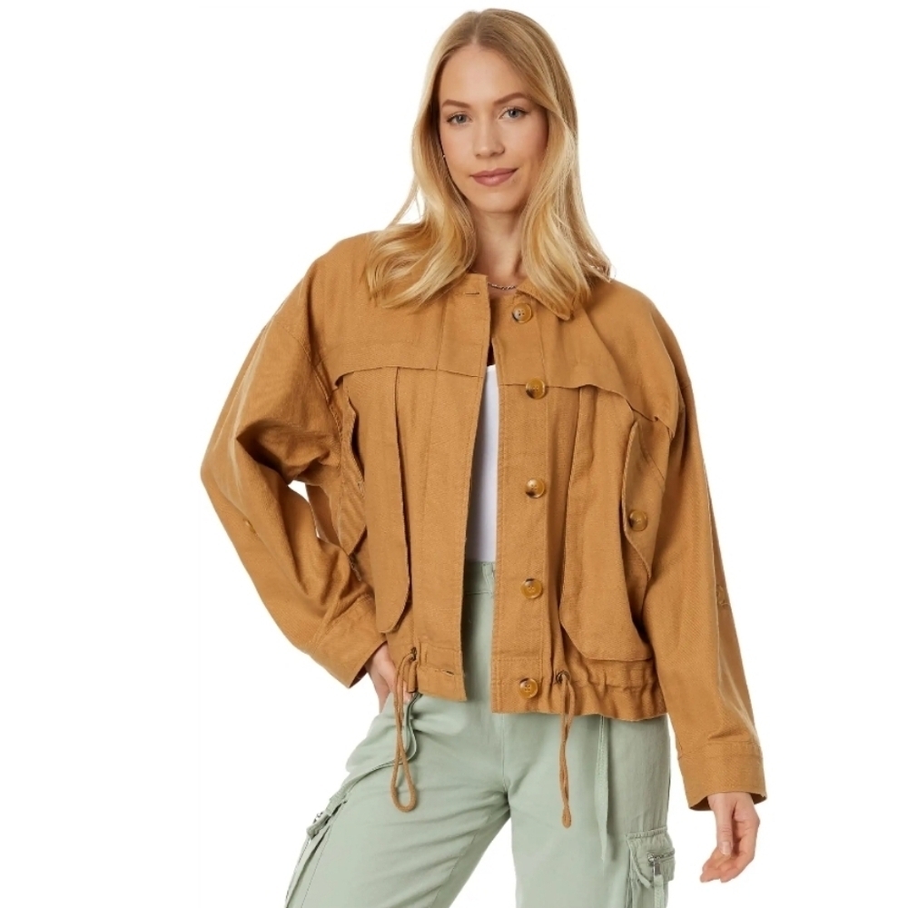 NWT Blank NYC Linen Utility Jacket